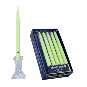 Taper Lime Green 10" Candle