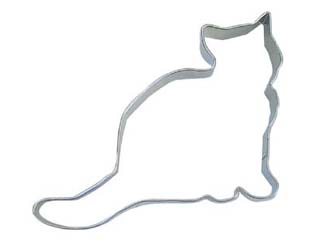 Kitten cookie cutter