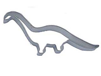 Brontosaurus cookie cutter