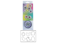 Springtime Linzer cookie cutter