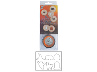 Halloween Linzer cookie cutter
