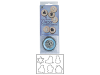 Winter Fantasy Linzer cookie cutter