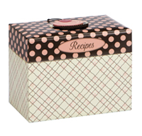 Cherry Cupcakes Recipe Box
