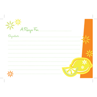 Lemon Twist Garden Recipe Cards